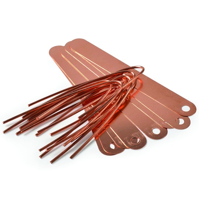 Copper Tag Labels (pack of 10) Harrod Horticultural